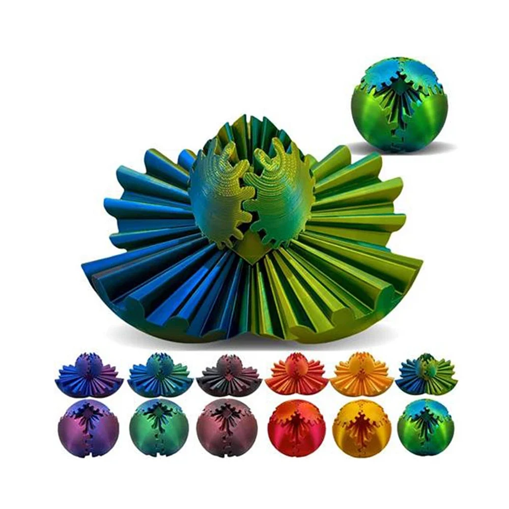 3D Printed Gear Puzzle Ball Fidget Assorted