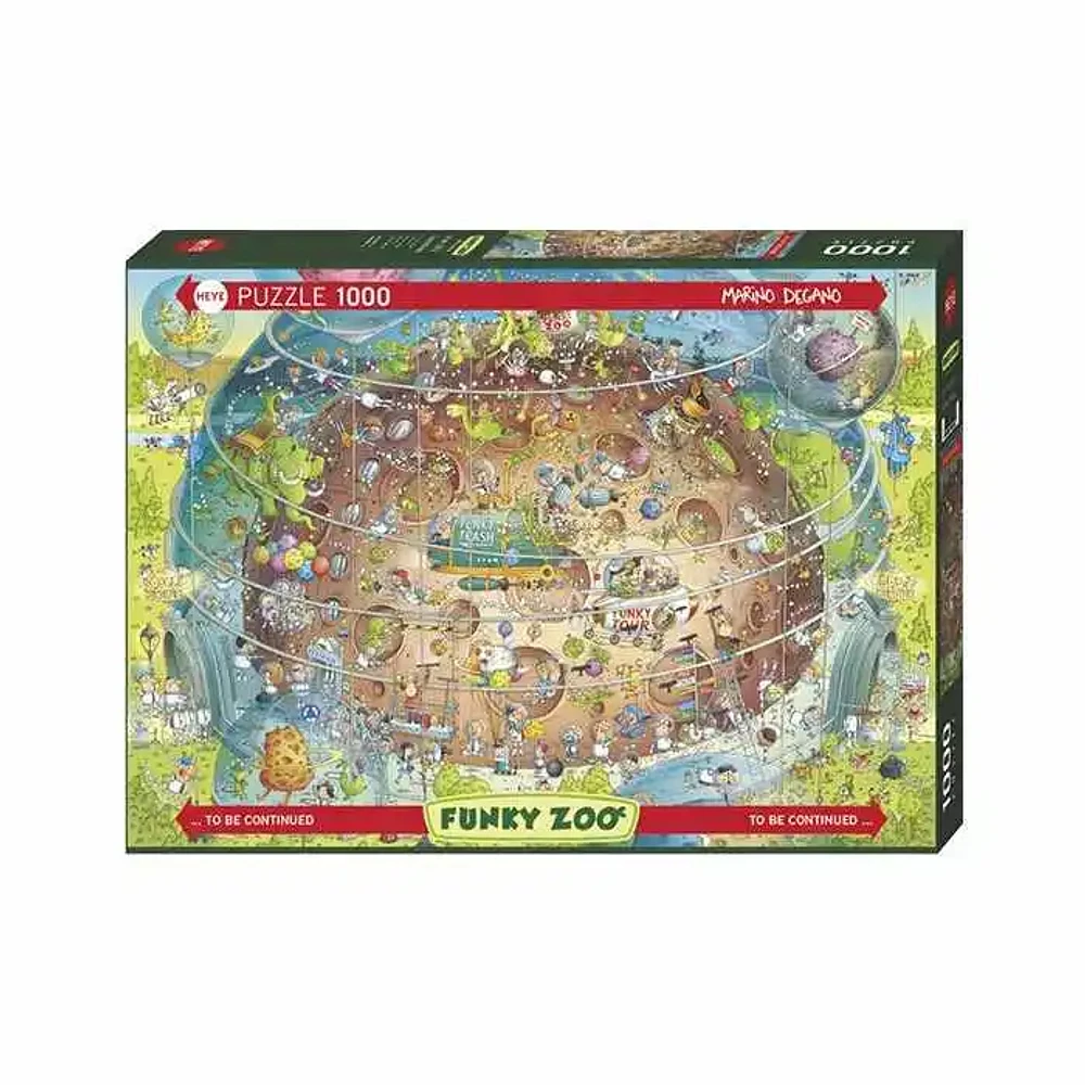 Heye Funky Zoo Cosmic Habitat 1000 Pieces Jigsaw Puzzle