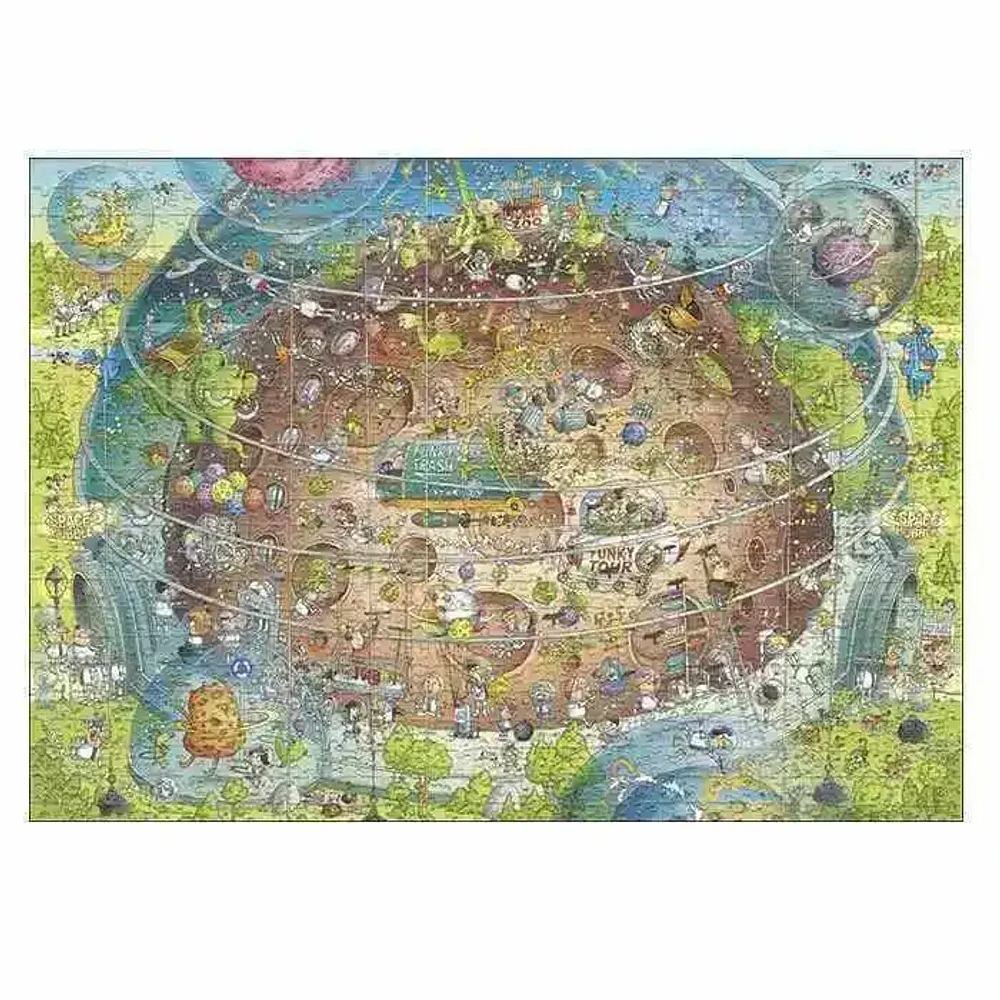 Heye Funky Zoo Cosmic Habitat 1000 Pieces Jigsaw Puzzle