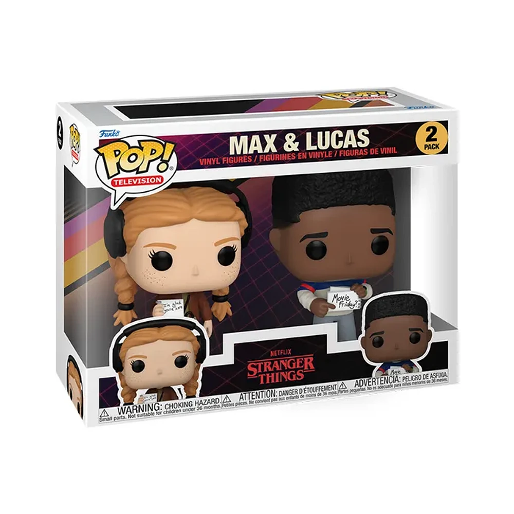 Funko Pop! Movies Stranger Things Max Mayfield & Lucas Sinclair 2Pack