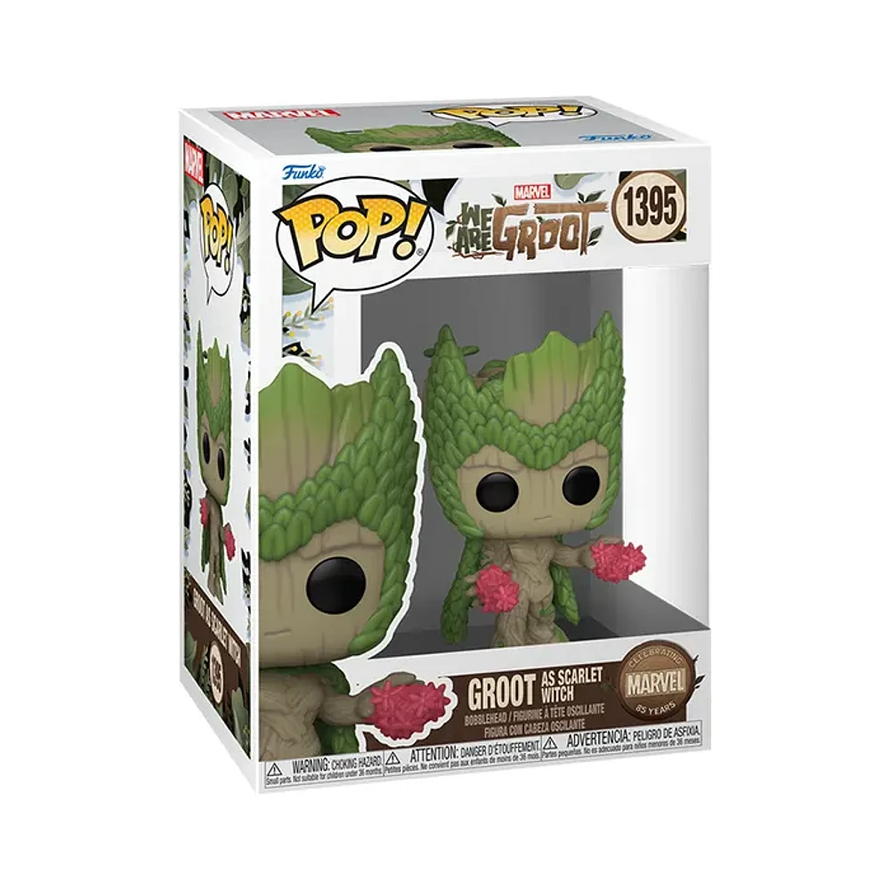 Funko Pop! Movies Marvel We Are Groot: Groot as Scarlet Witch