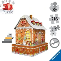 Ravensburger Christmas Gingerbread House 3D 216 Pieces Jigsaw Puzzle