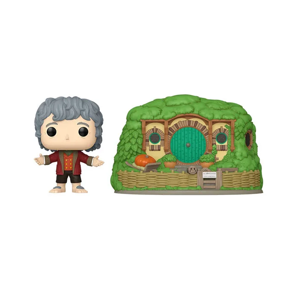 Funko Pop! Town Lord of The Rings Bilbo Baggins With Bag End