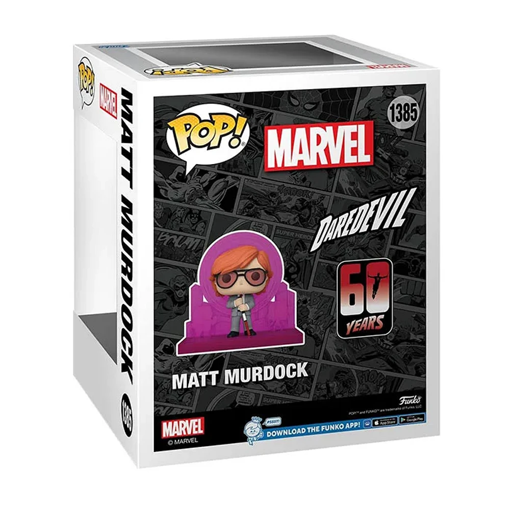 Funko Pop! Deluxe Marvel Matt Murdock With Radar 60th Anniversary