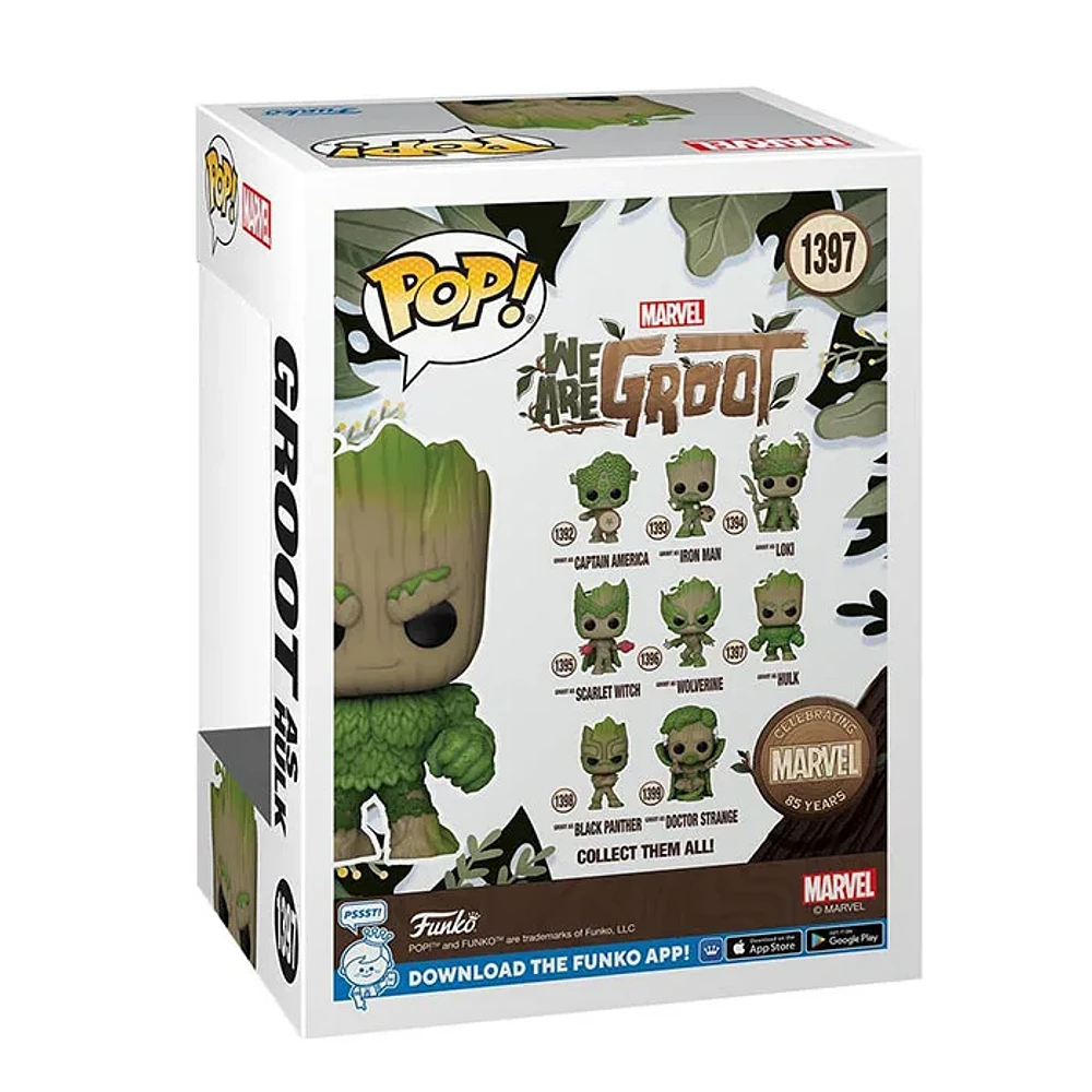 Funko Pop! Marvel We are Groot As Hulk