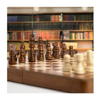 Tradeopia Wooden Classics Chess Folding 12 Inch