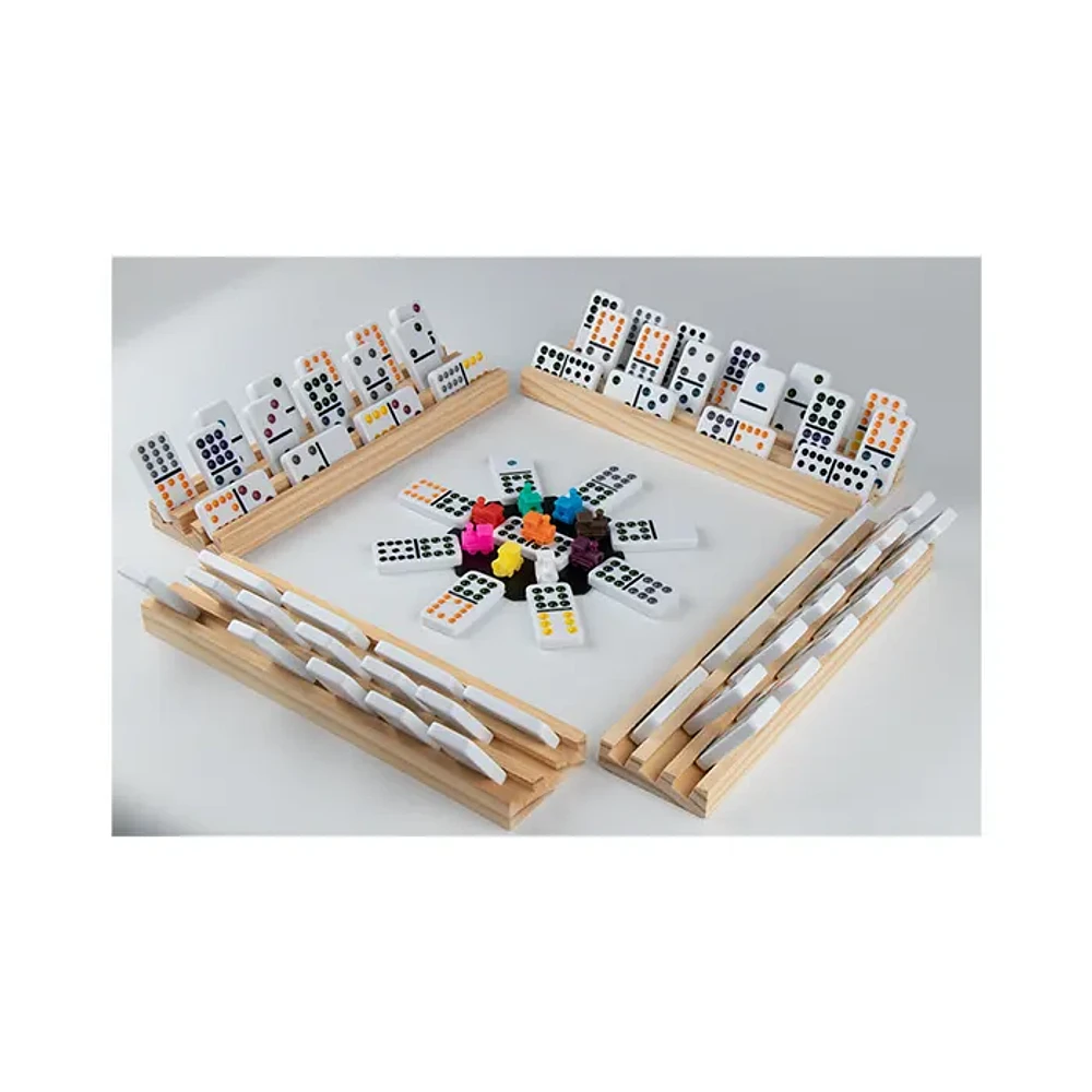 Tradeopia Mexican Train Dominoes Set Double 12 With 91 Tiles