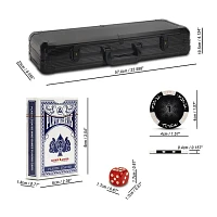 Tradeopia 500 Pieces Casino Poker Set With Black Case