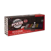 Tradeopia 500 Pieces Casino Poker Set With Black Case