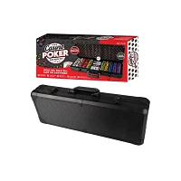 Tradeopia 500 Pieces Casino Poker Set With Black Case