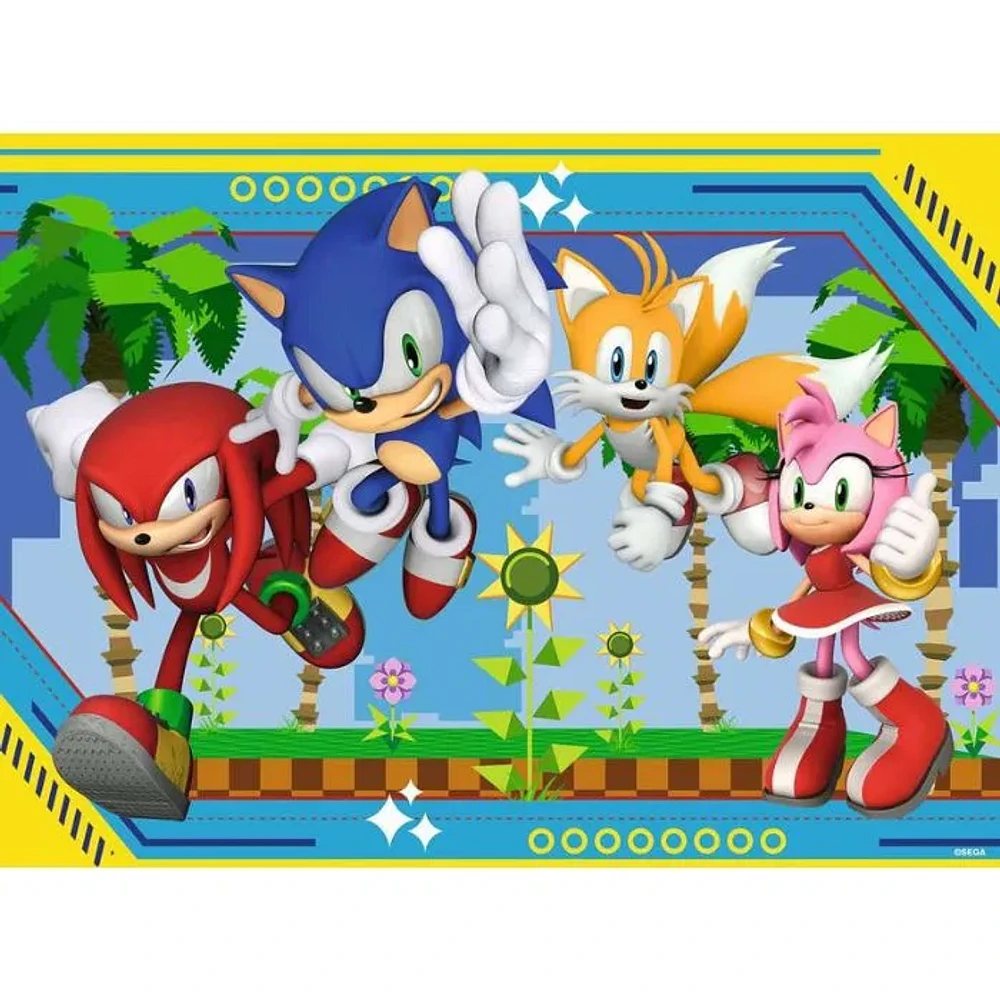 Ravensburger Sonic The Hedgehog 100 Pieces Jigsaw Puzzle