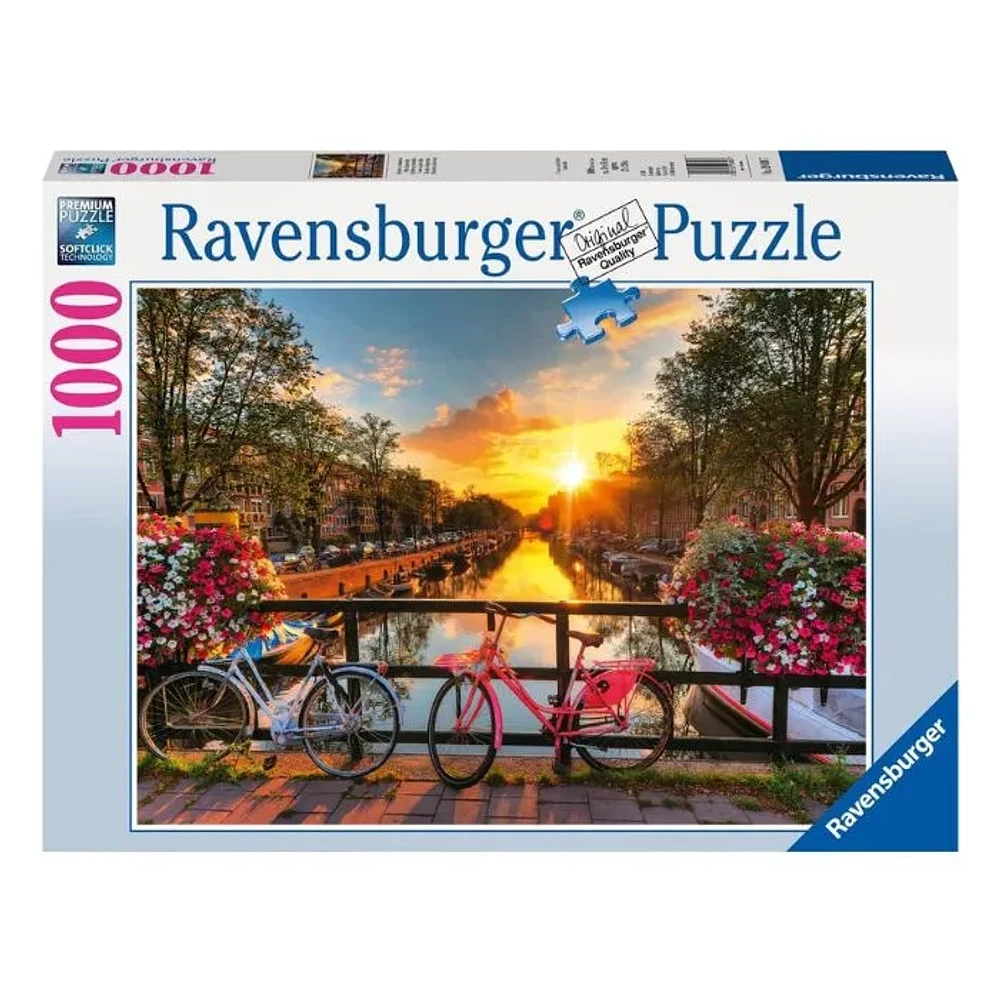 Ravensburger Bicycles in Amsterdam 1000 Piece Jigsaw Puzzle