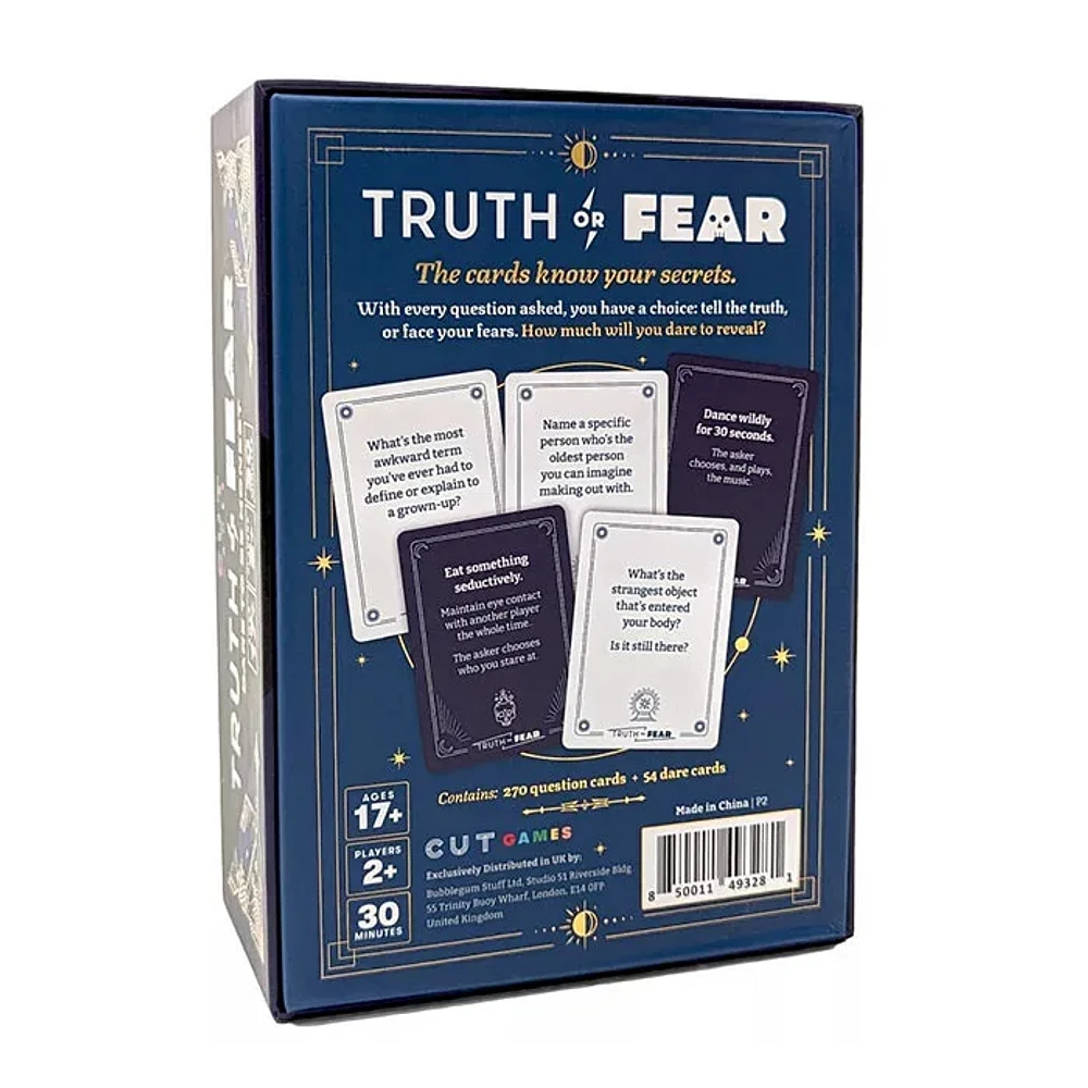 Hasbro Truth Or Fear Dare To Be Honest Card Game