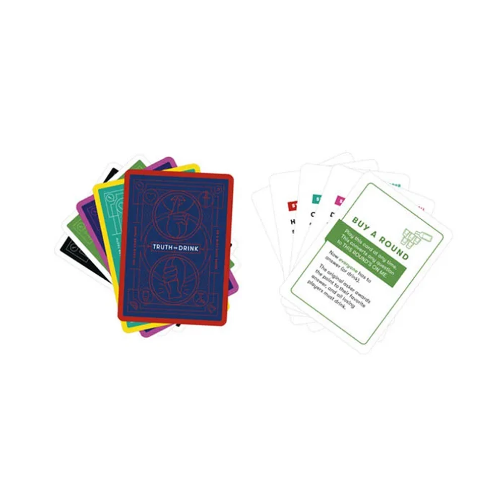 Hasbro Truth Or Drink Card Game For Age 18 And Up