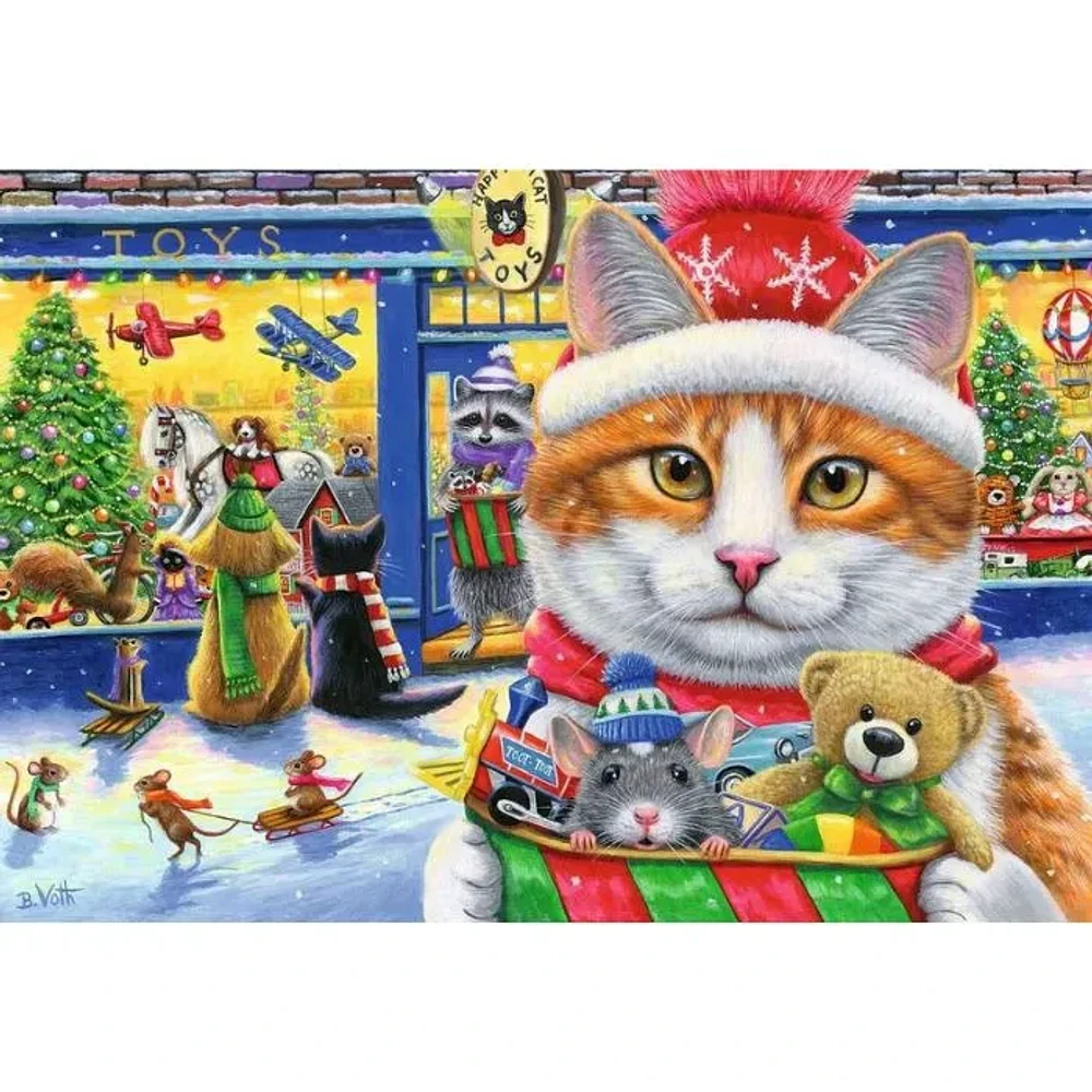 Ravensburger Christmas Kitties 2X24 Piece Jigsaw Puzzle