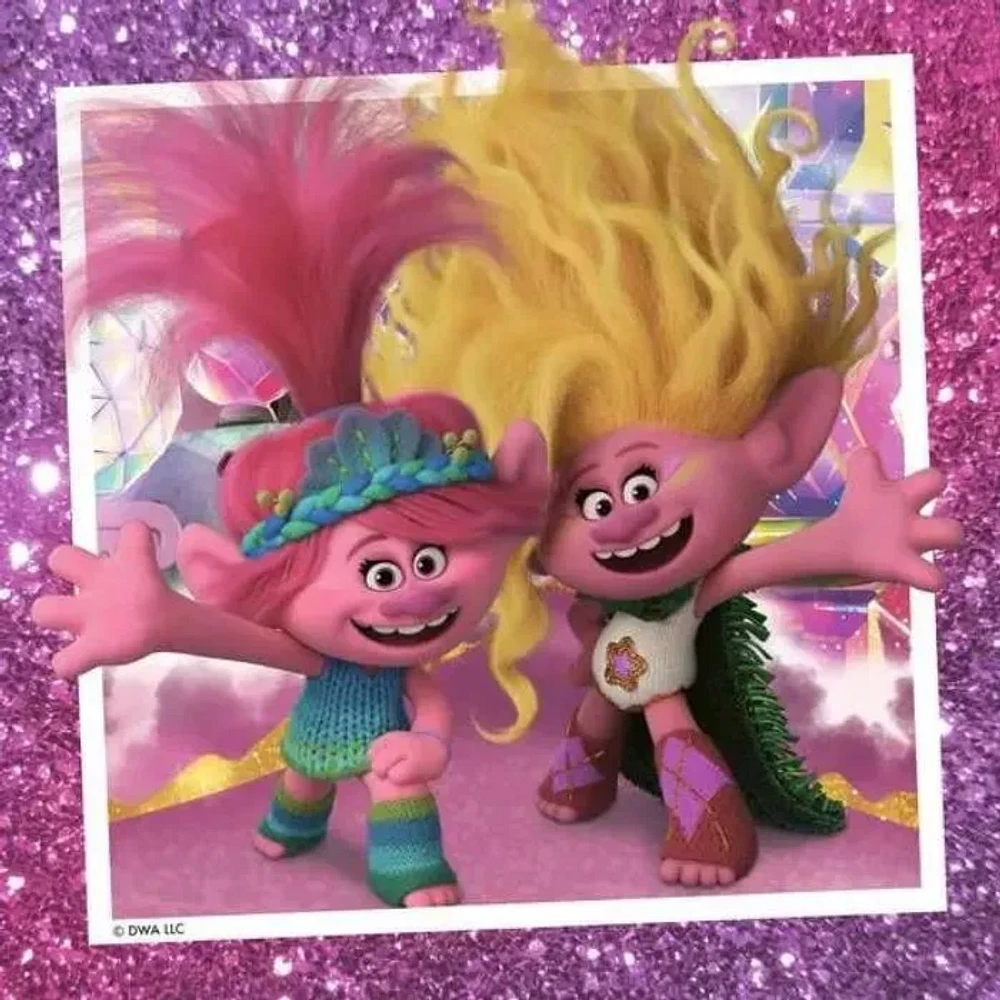 Trolls Band Together Can’t Stop the Pop 3X49 Pieces Jigsaw Puzzle