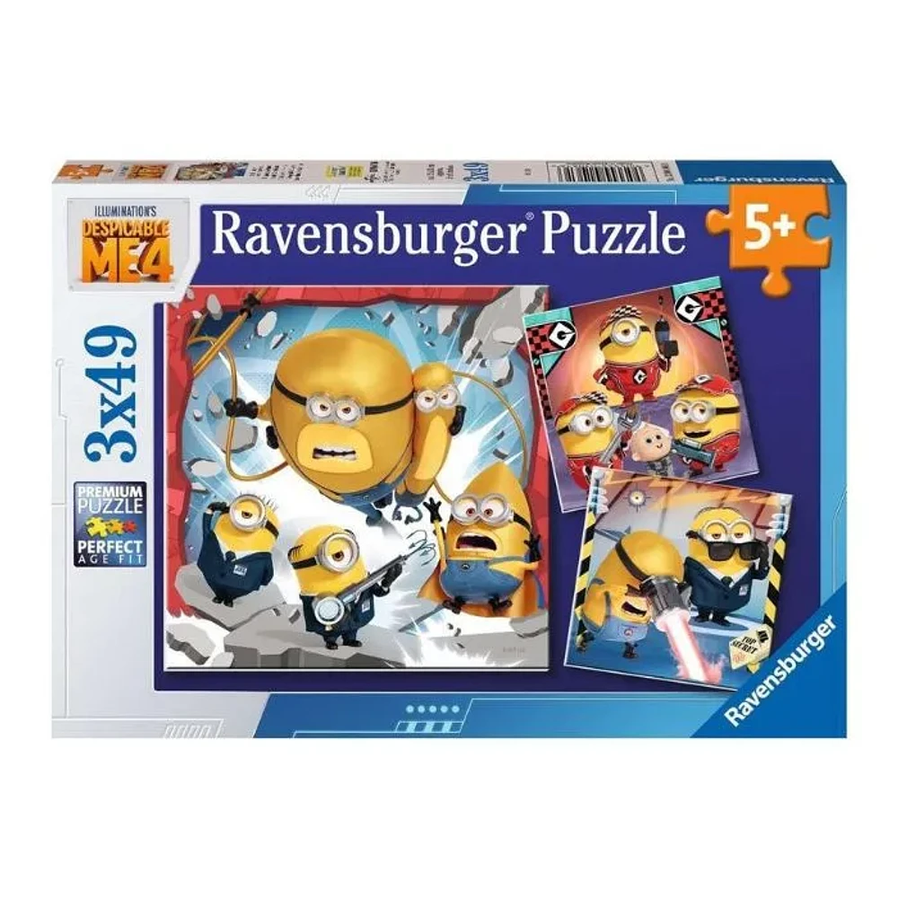 Ravensburger Despicable Me 4 3X49 Piece Jigsaw Puzzle