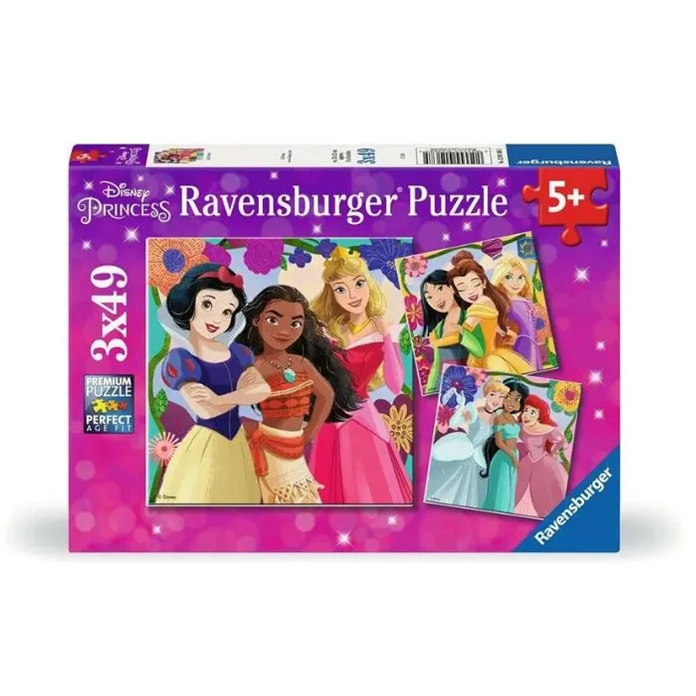 Ravensburger Disney Princess 3 Pack 49 Piece Jigsaw Puzzle