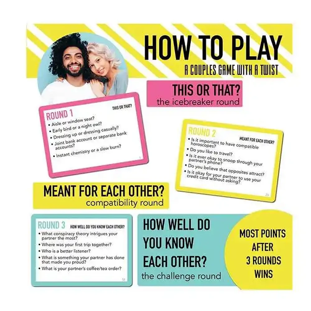 University Games Ultimate Couples Quiz Game