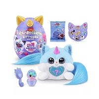 ZURU 5 Surprise Rainbocorns Kittycorn Plush Series 9