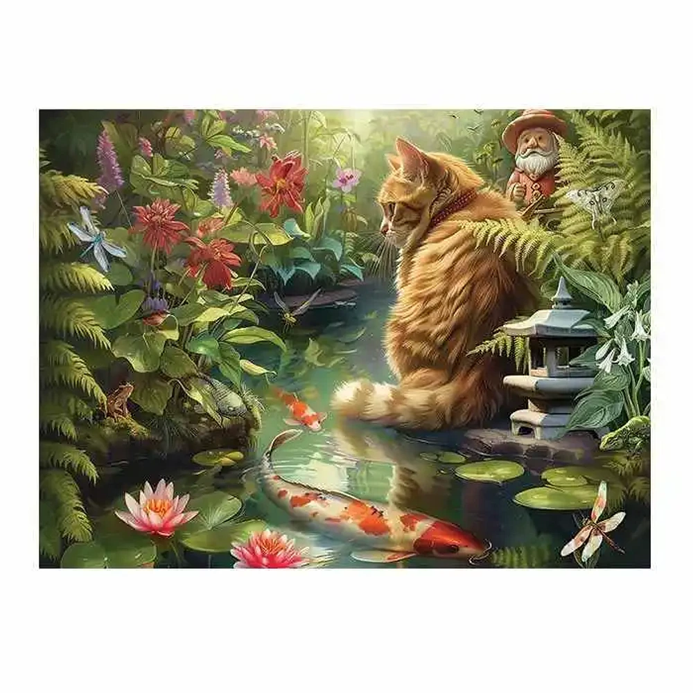 Cobble Hill Kai Cat Puzzle 275 Pieces