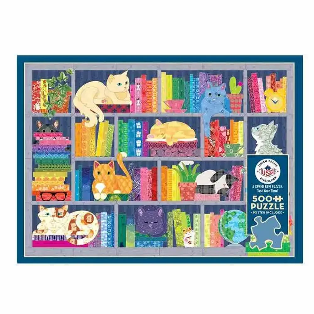 Cobble Hill Rainbow Cats Puzzle 500 Pieces