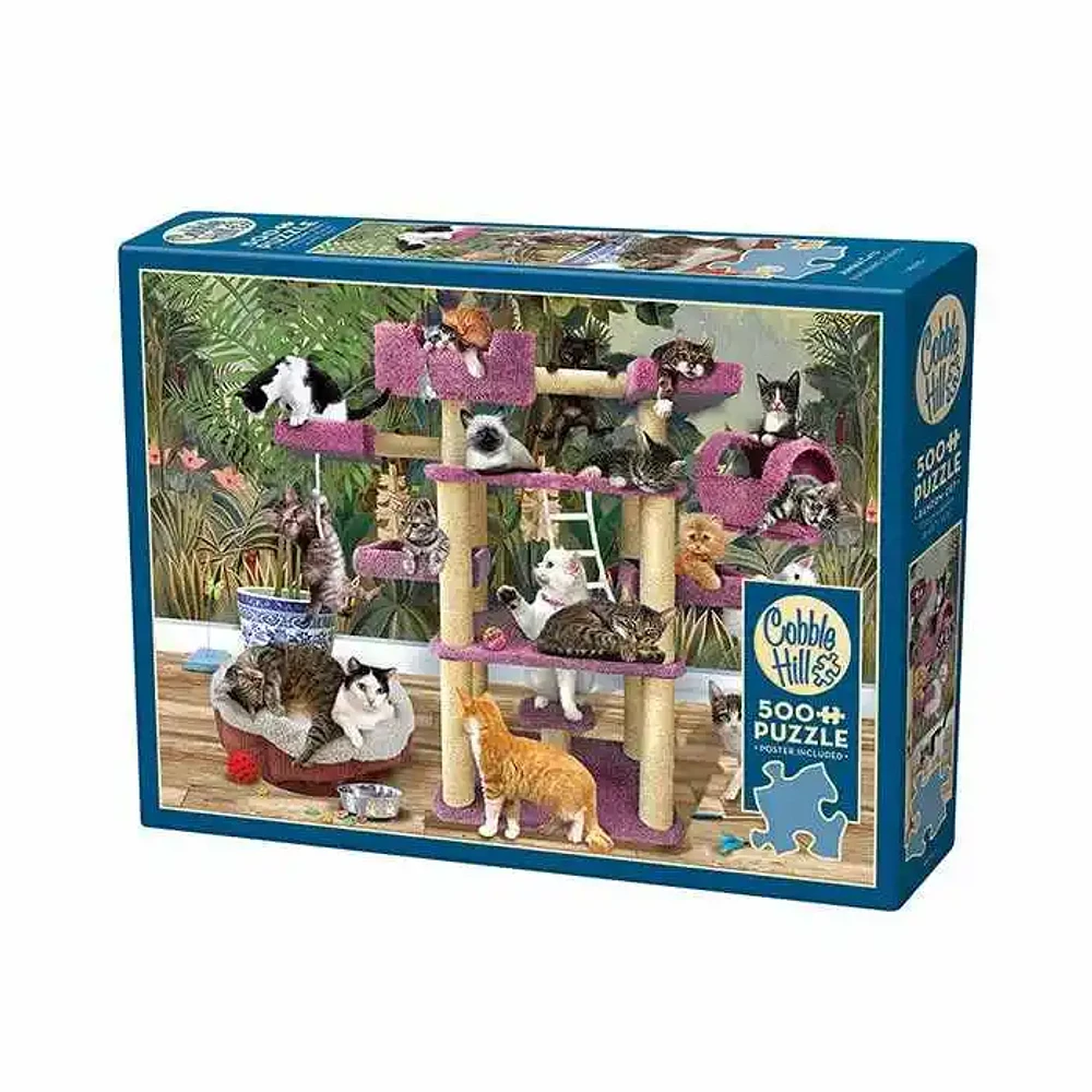 Cobbe Hill Jungle Cats Puzzle 500 Pieces