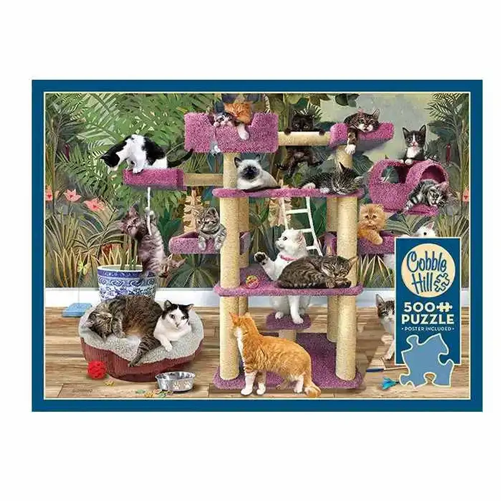 Cobbe Hill Jungle Cats Puzzle 500 Pieces