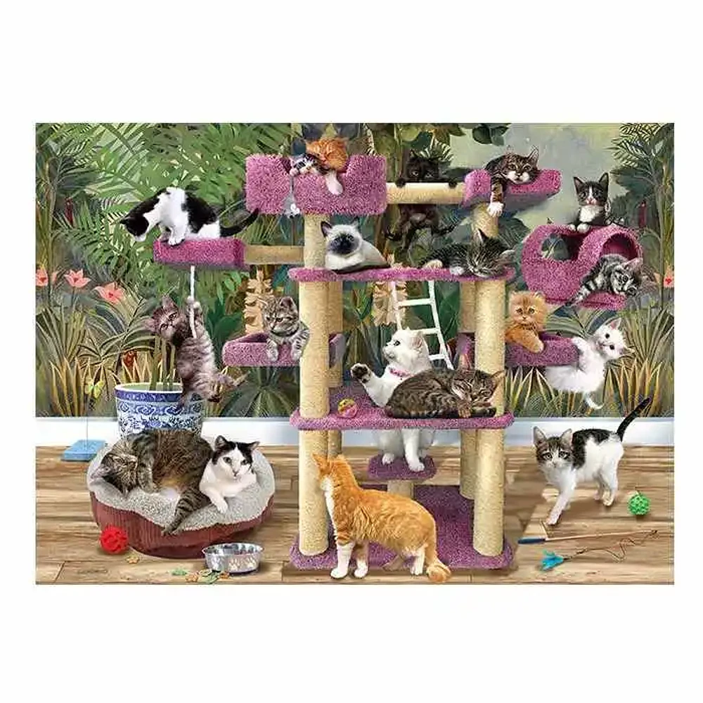 Cobbe Hill Jungle Cats Puzzle 500 Pieces