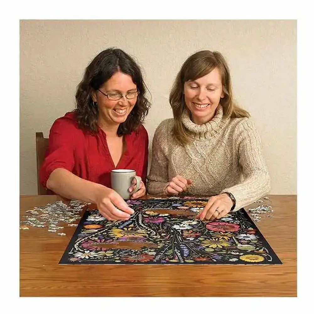 Cobble Hill Flower Press Happiness Puzzle 1000 Pieces