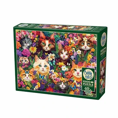 Cobble Hill Blooming Whiskers Puzzle 1000 Pieces