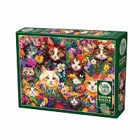 Cobble Hill Blooming Whiskers Puzzle 1000 Pieces