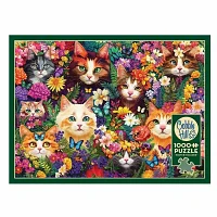 Cobble Hill Blooming Whiskers Puzzle 1000 Pieces