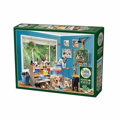 Cobble Hill Studio Pups Puzzle 1000 Pieces