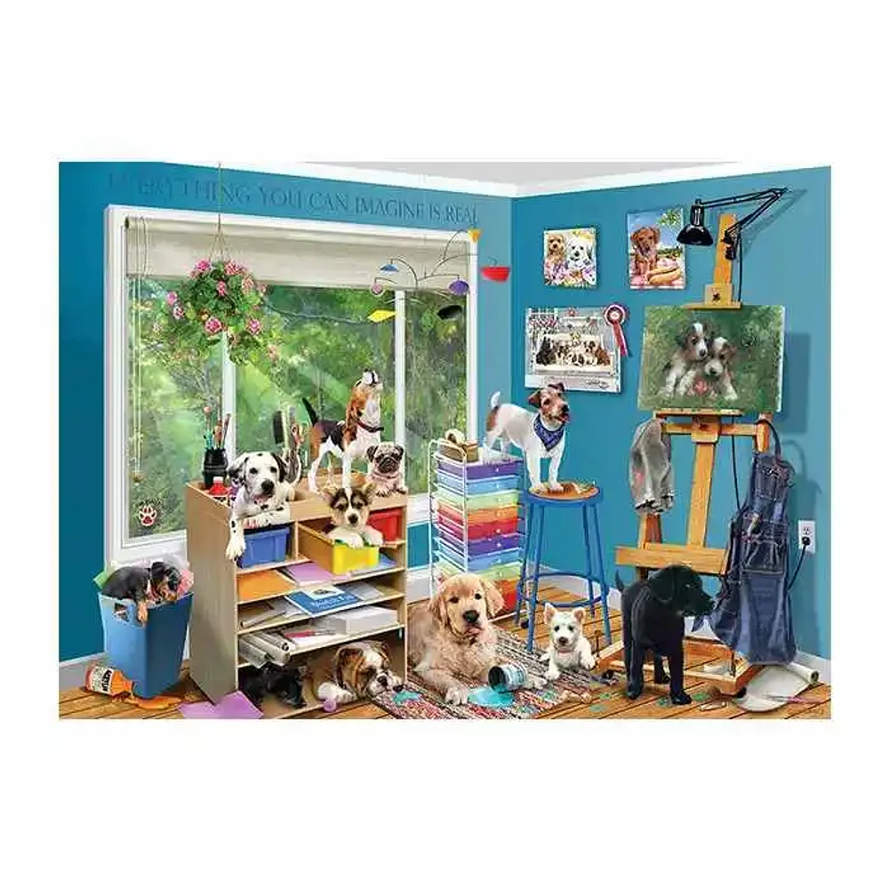 Cobble Hill Studio Pups Puzzle 1000 Pieces