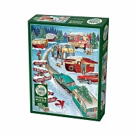 Cobble Hill Christmas Campers Puzzle 1000 Pieces