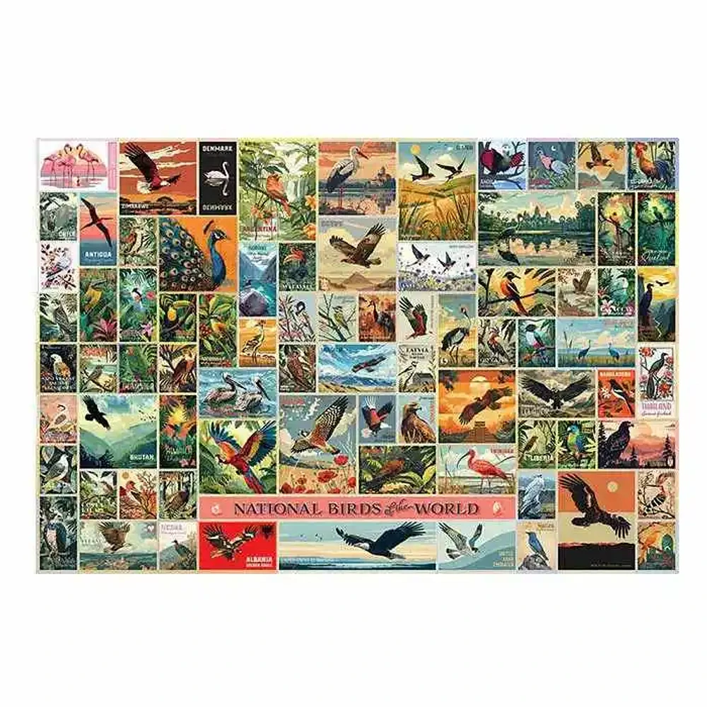 Cobble Hill National Birds Of The World Puzzle 2000 Pieces