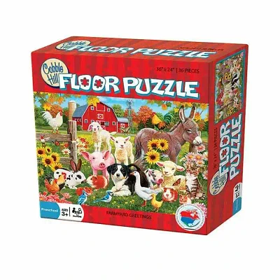 Cobble Hill Farmyard Greetings Puzzle 36 Pieces