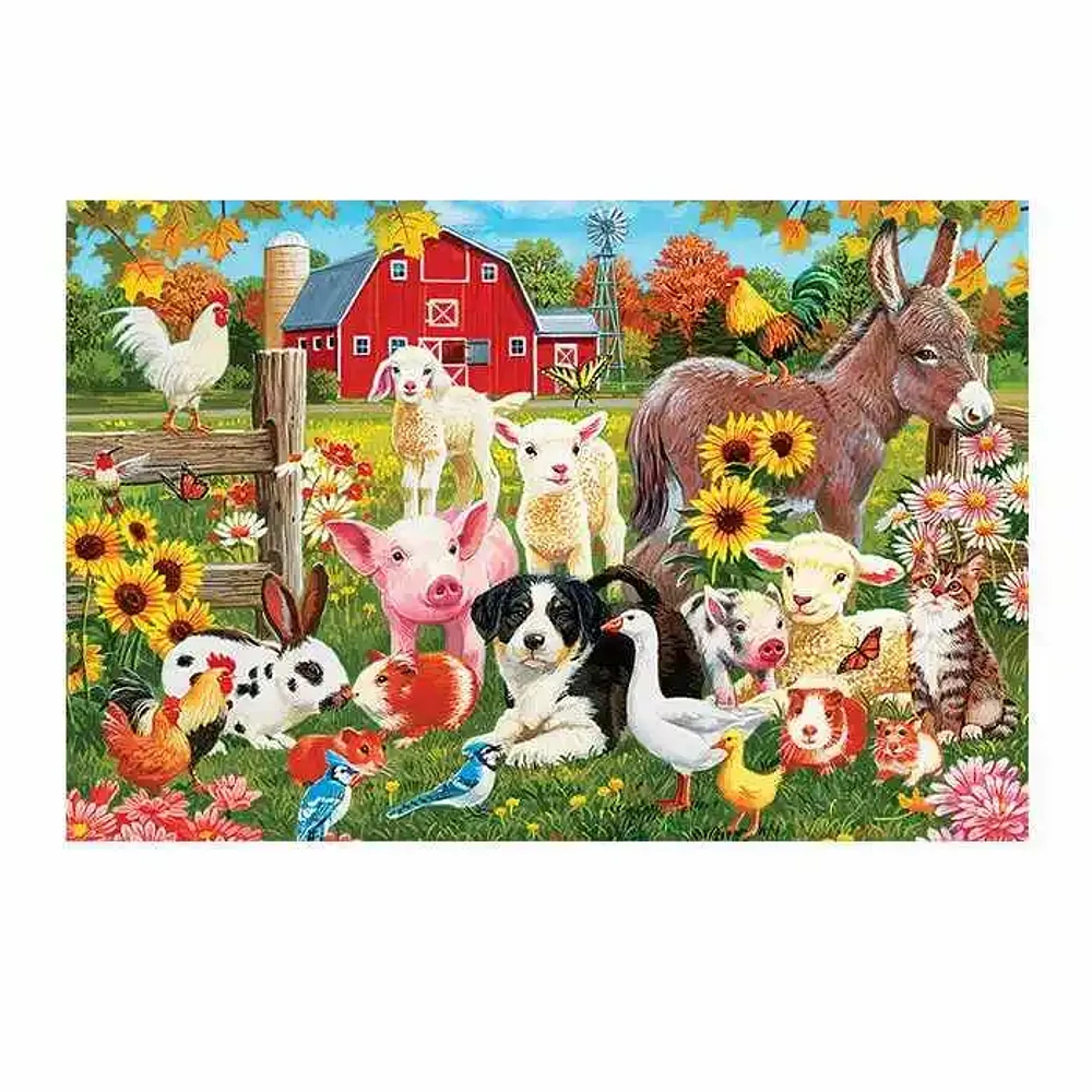 Cobble Hill Farmyard Greetings Puzzle 36 Pieces