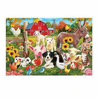 Cobble Hill Farmyard Greetings Puzzle 36 Pieces