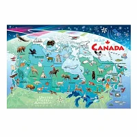 Cobble Hill Map Of Canada Puzzle 48 Pieces