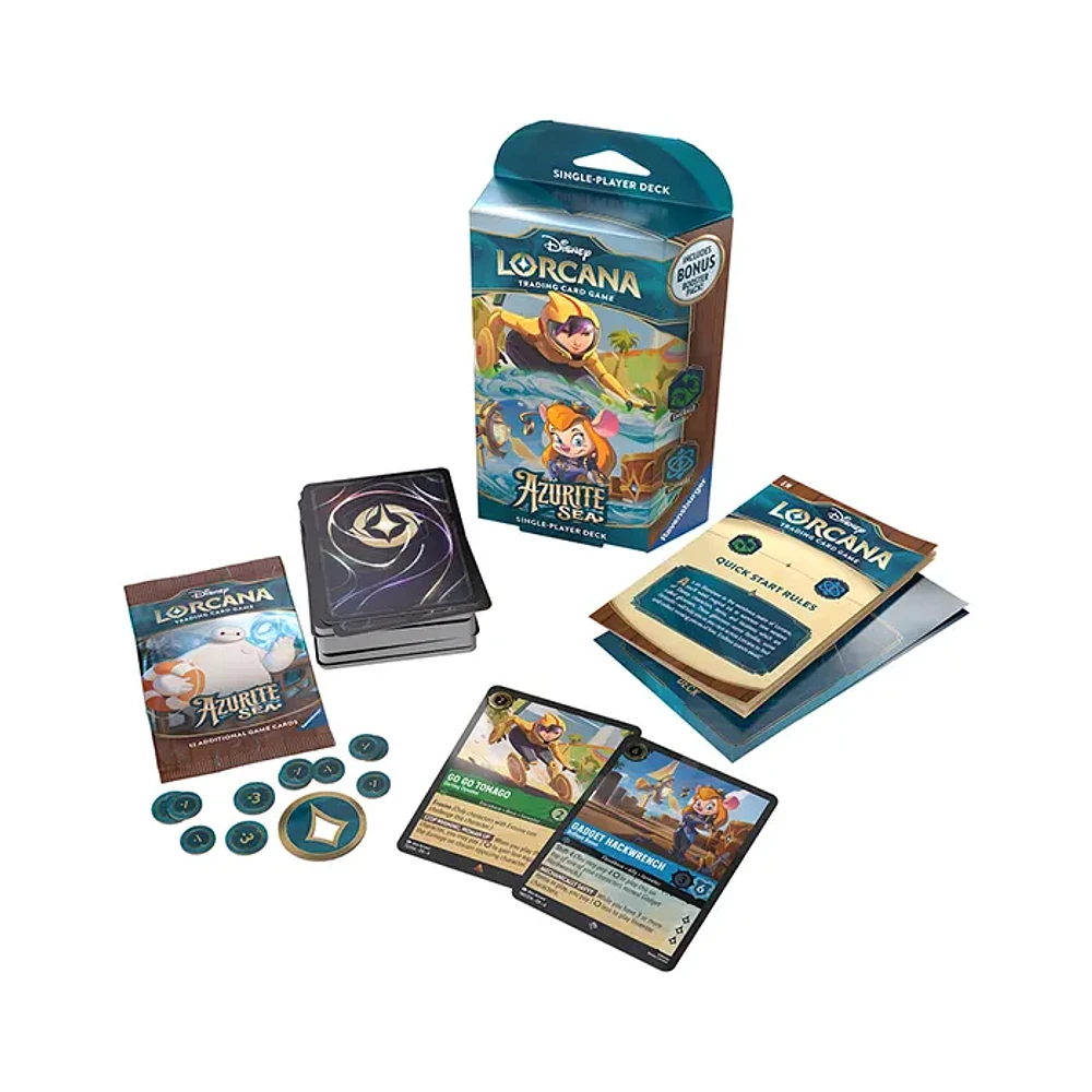 Disney Lorcana Azurite Sea Starter Single Player Deck