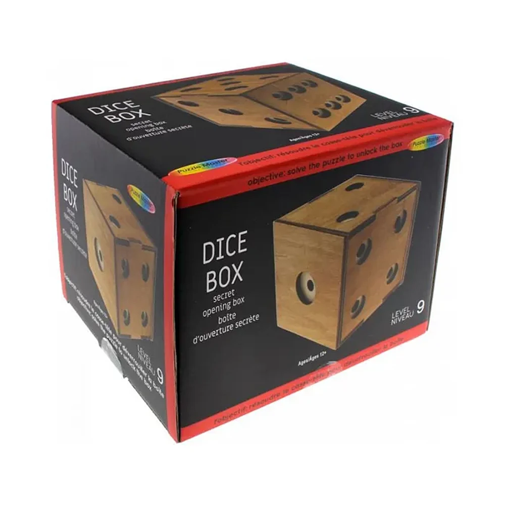 Puzzle Master Dice Box