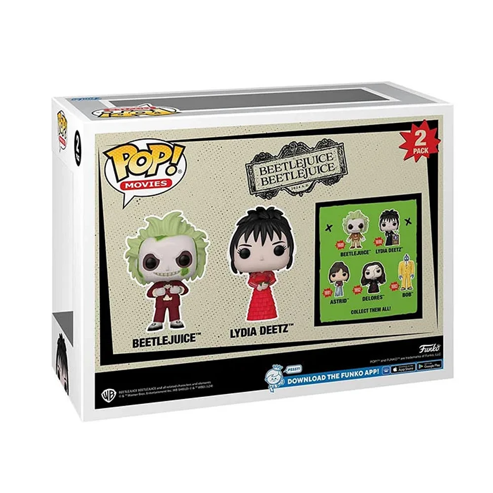 Funko Pop! Movies Beetlejuice And Lydia Deetz