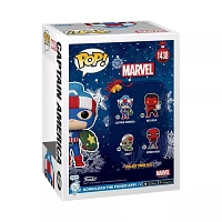 Funko Pop! Marvel Holiday Captain America With Wreath Shield