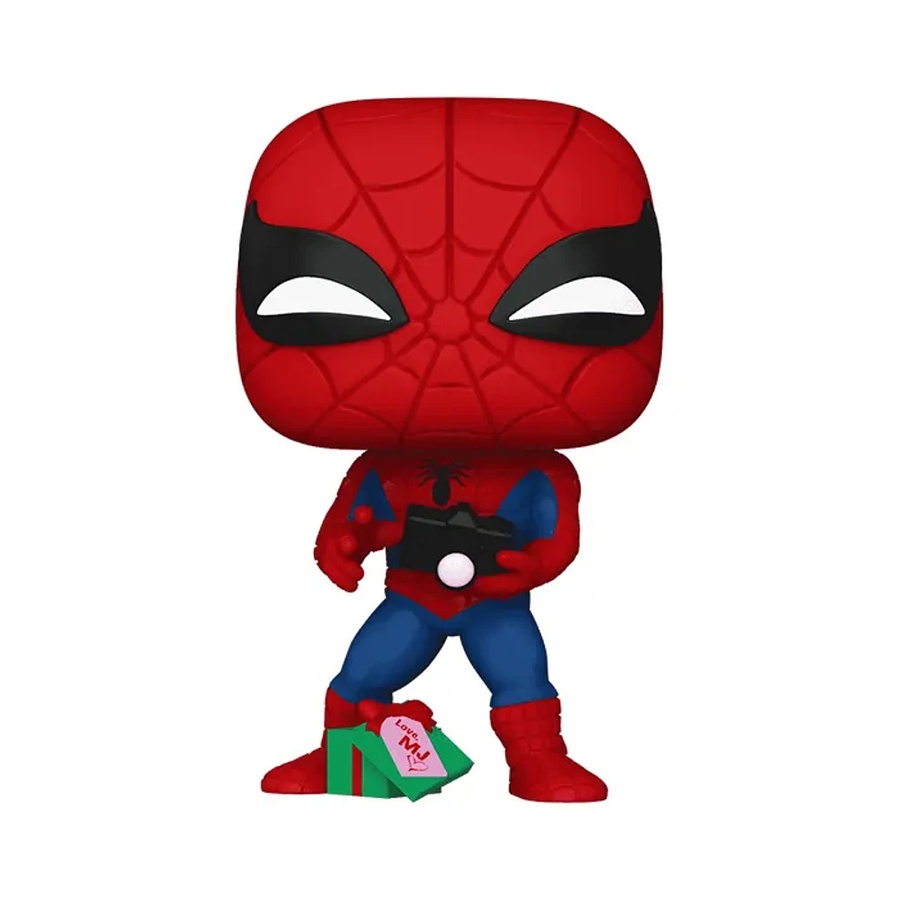 Funko Pop! Marvel Spider Man with Gift