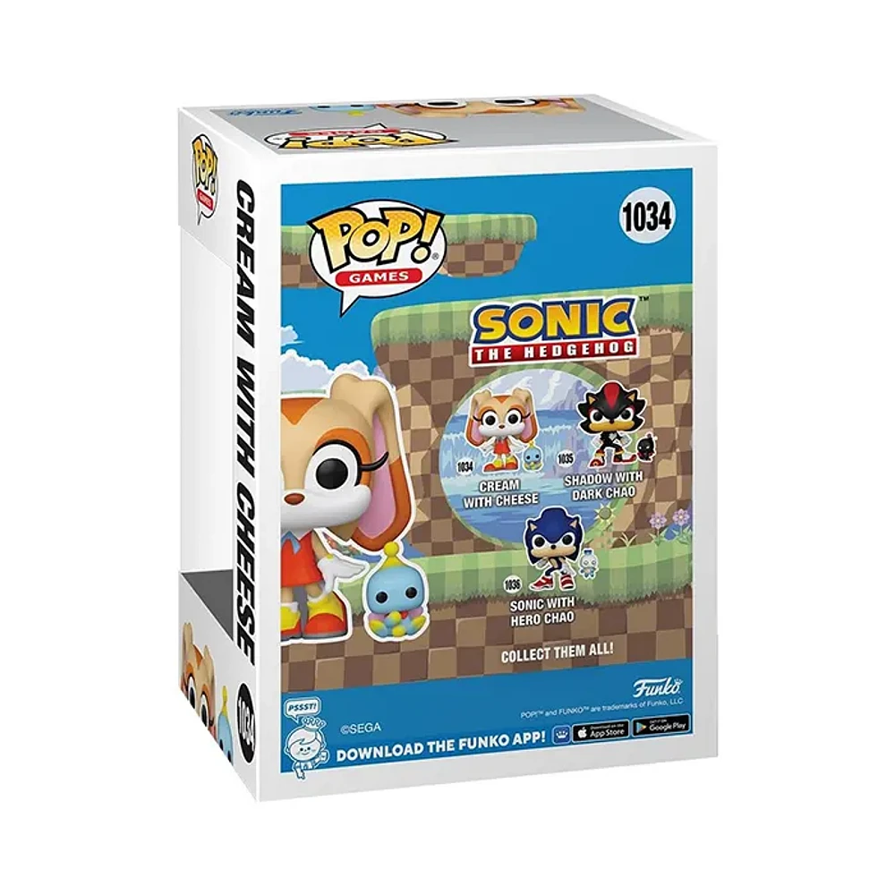 Funko Pop! & Buddy Sonic the Hedgehog Cream with Cheese