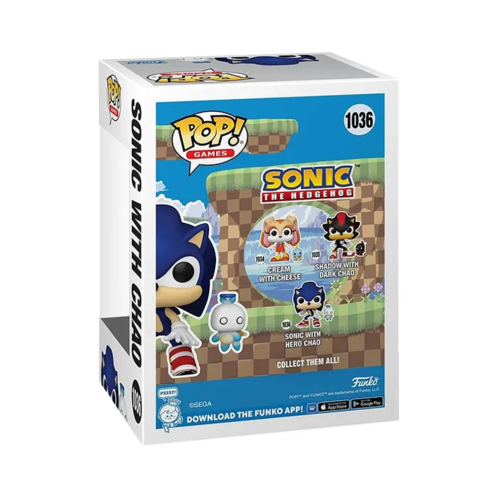 Funko Pop! & Buddy Sonic the Hedgehog Sonic with Hero Chao