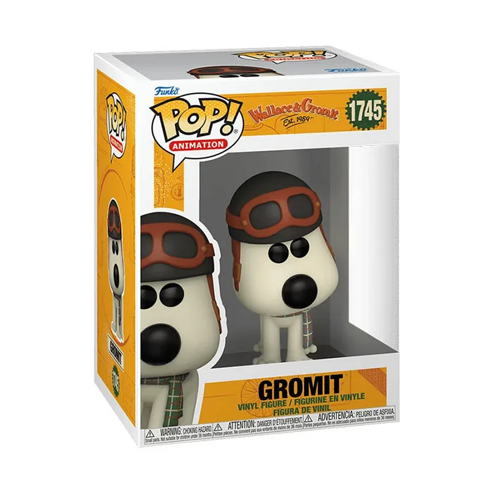 Funko Pop! Animation Wallace And Gromit With Aviator Hat