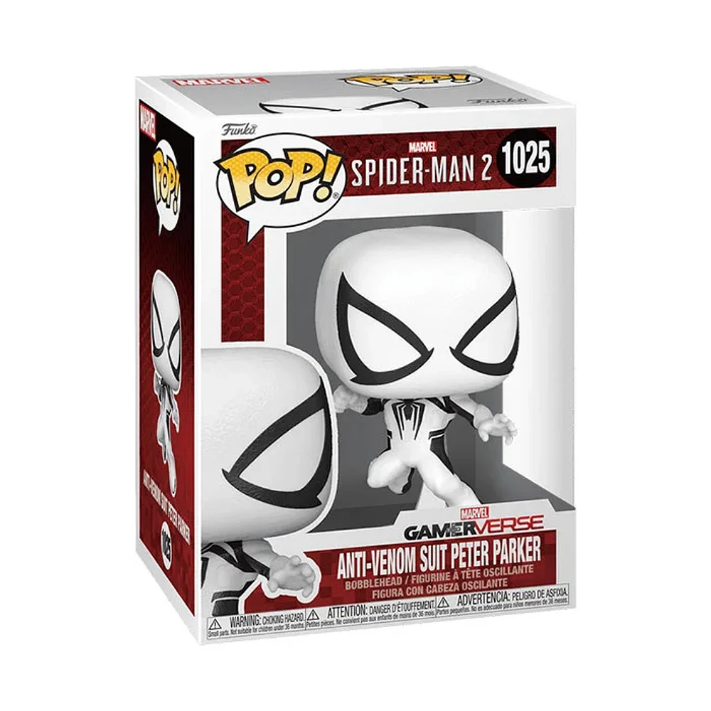 Funko Pop! Marvel Spider man 2 Anti Venom Suit Peter Parker